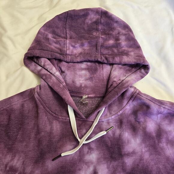 Calvin Klein Performance Tie-Dye Pullover Hoodie Womens Medium Boho Athletic - Picture 4 of 10